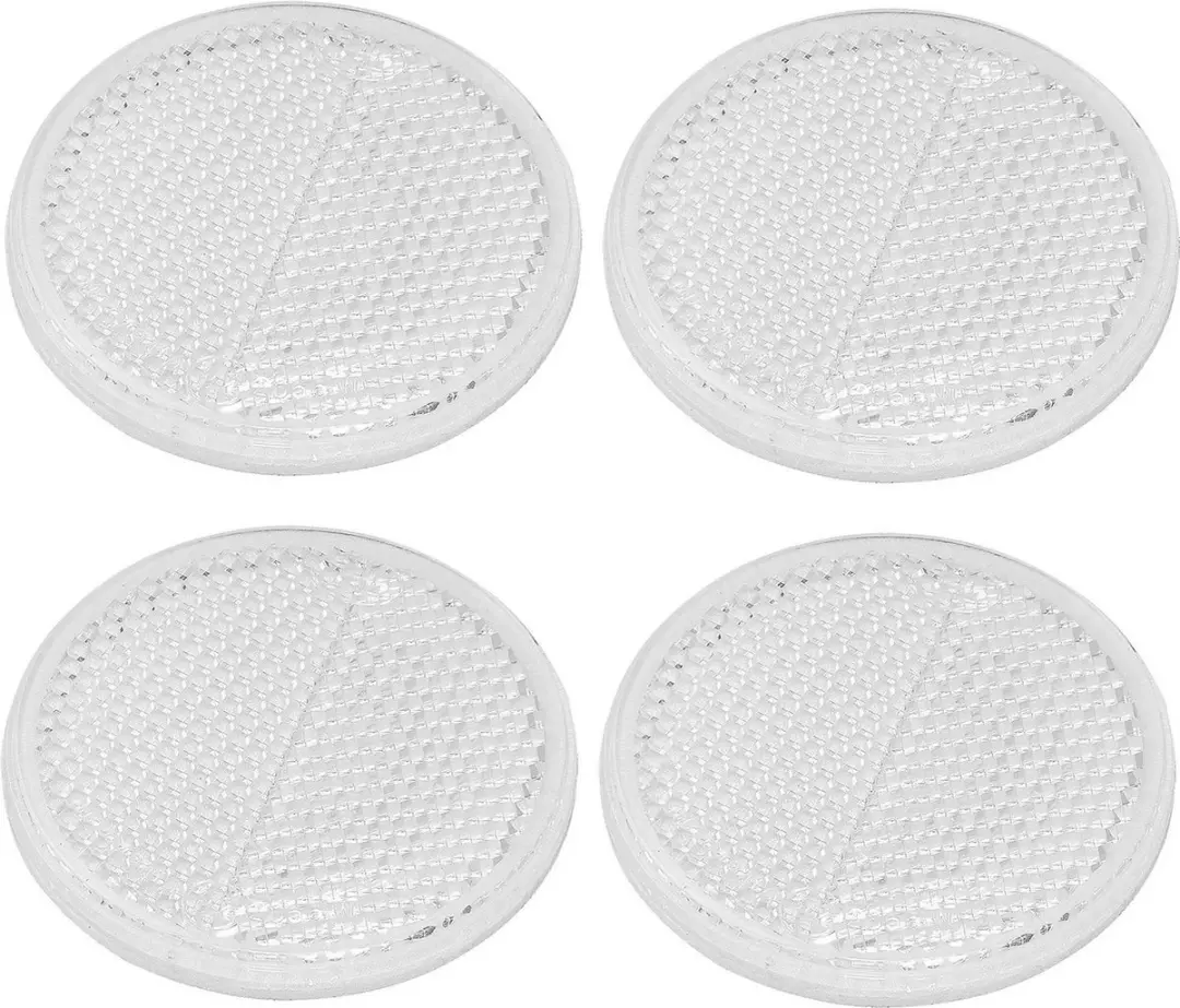 ProPlus Reflector - set 4x - wit - zelfklevend - 60mm - rond