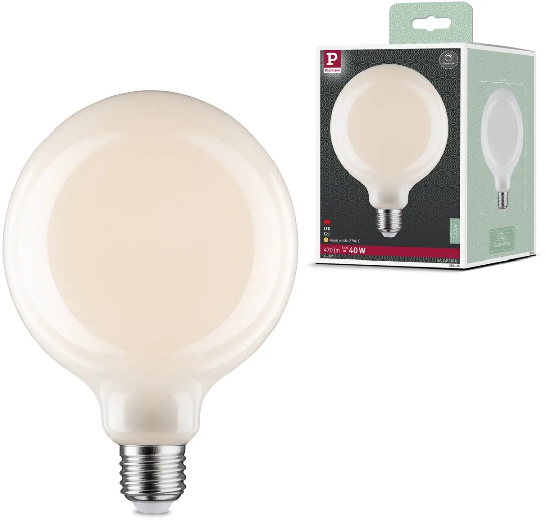 Paulmann Filament LED Globe G125 E27 470lm 5.6W 2700K