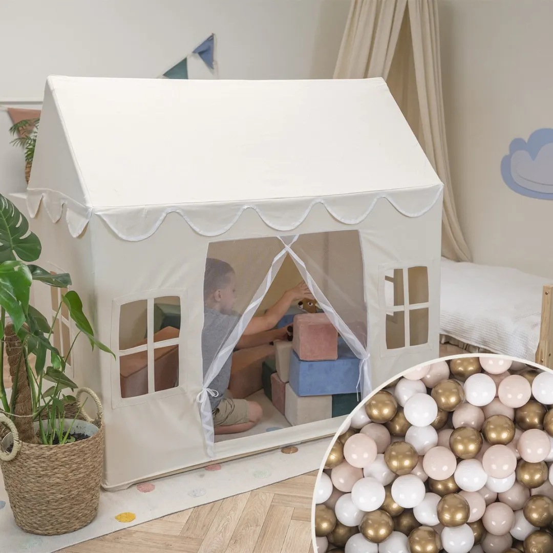 KiddyMoon Speelhuis Kindertent 400 Ballen
