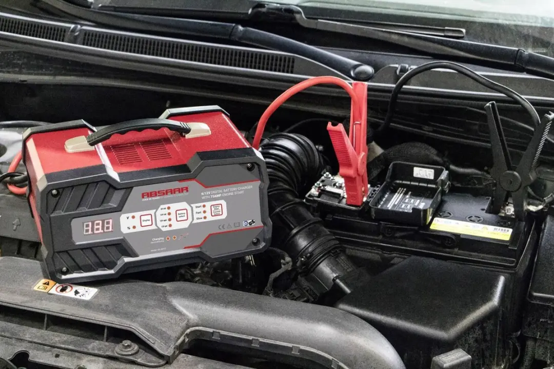 Absaar 158006 Acculader & Jumpstarter - 12V/12A - afbeelding 4 van 6