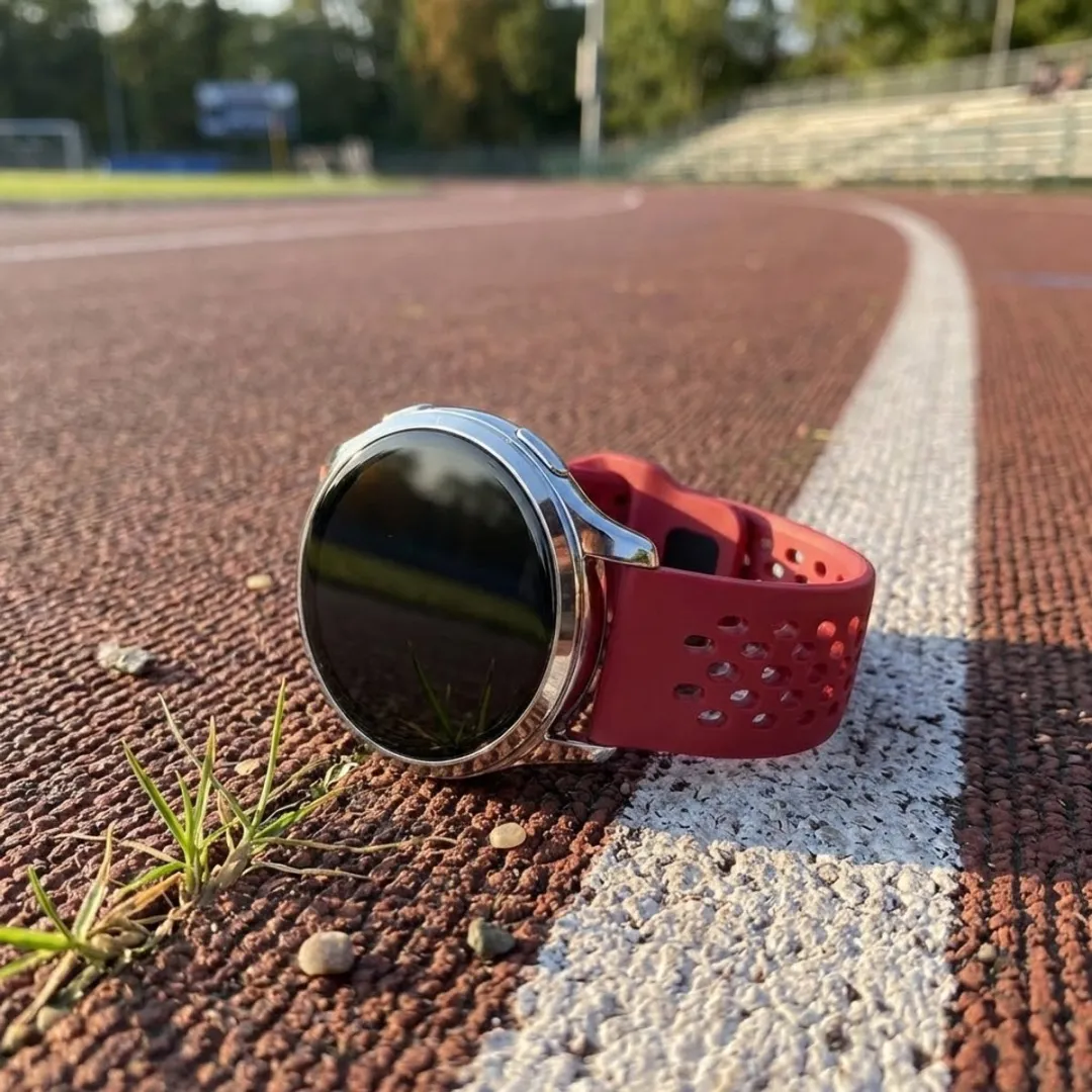 NUVEX Cinnaberrood Horlogebandje 22mm - Silicone - Universeel