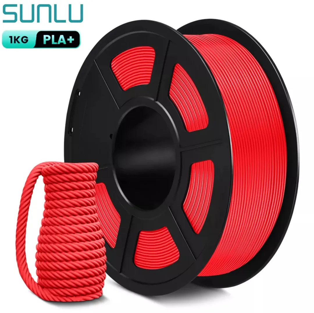 Sunlu PLA+ Filament 1kg - Rood - 1.75mm