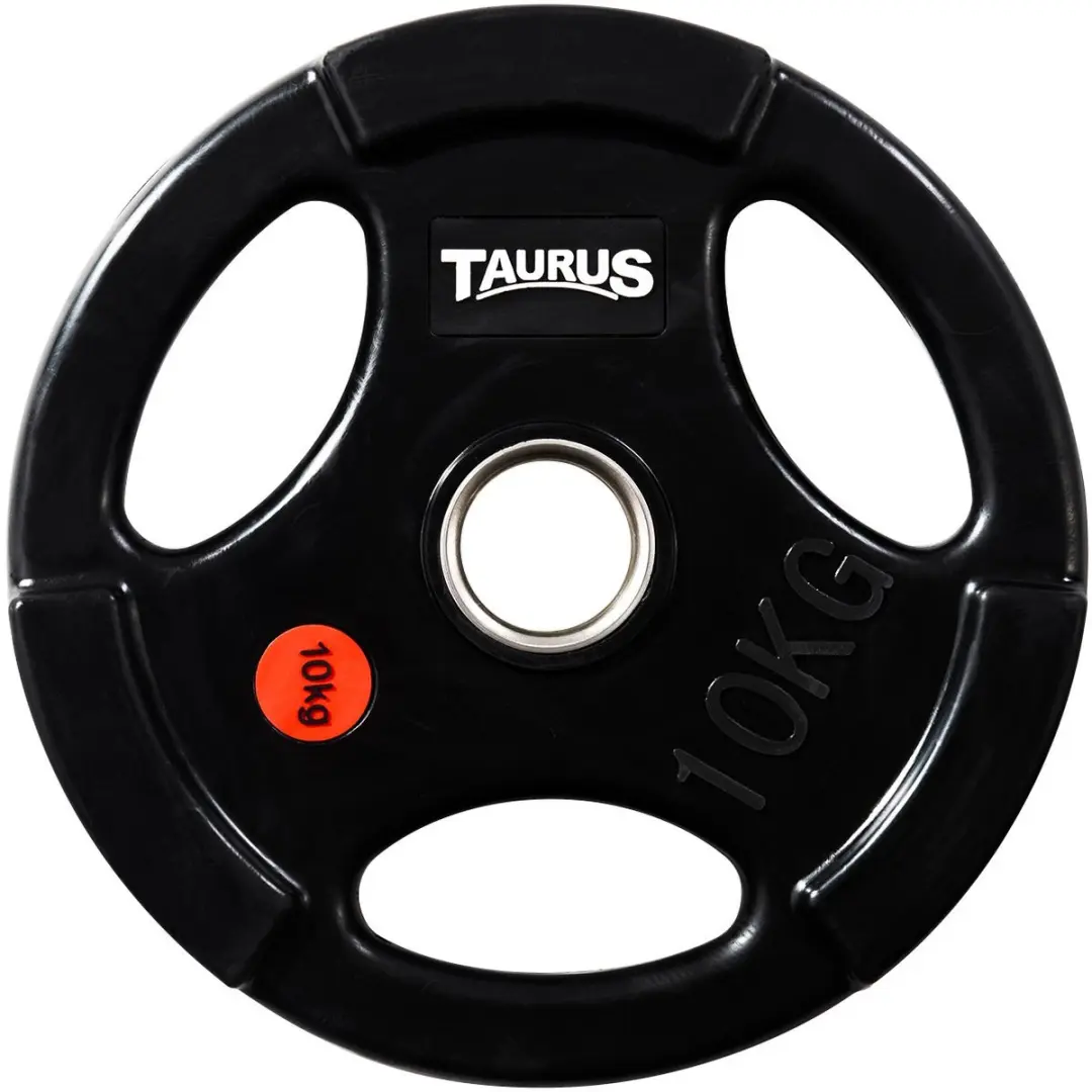 Taurus 3G halterschijven 50 mm gerubberd 10 kg