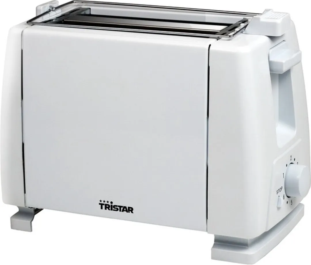 Tristar BR-1009 Broodrooster 750W - 2 Sleuven - Wit - afbeelding 6 van 6