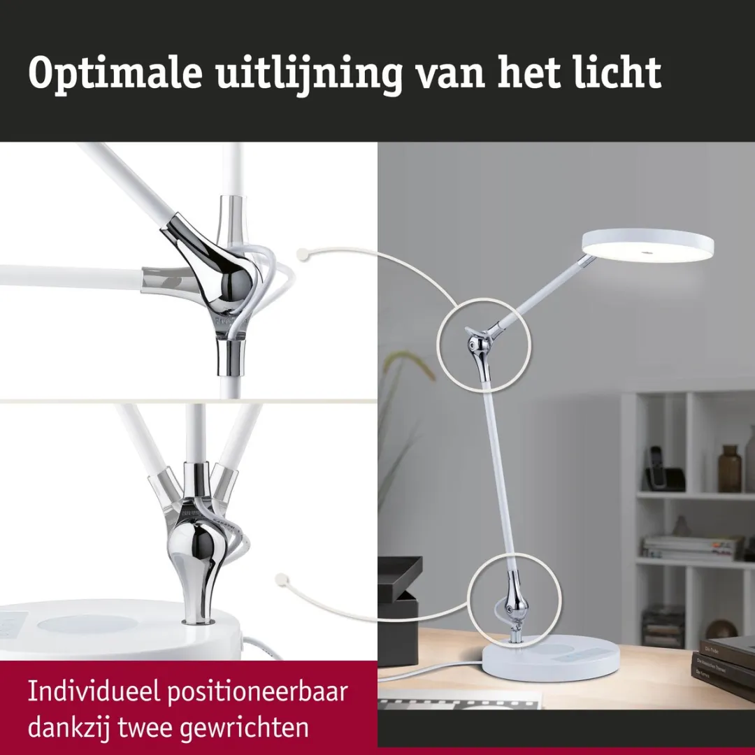 Paulmann LED Bureaulamp Numis White 1000lm - 11W - afbeelding 6 van 6