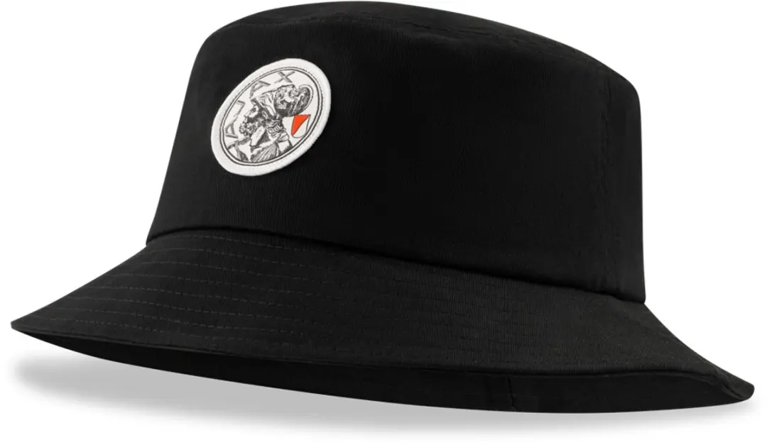 Ajax Bucket Hat Zwart Oud Logo