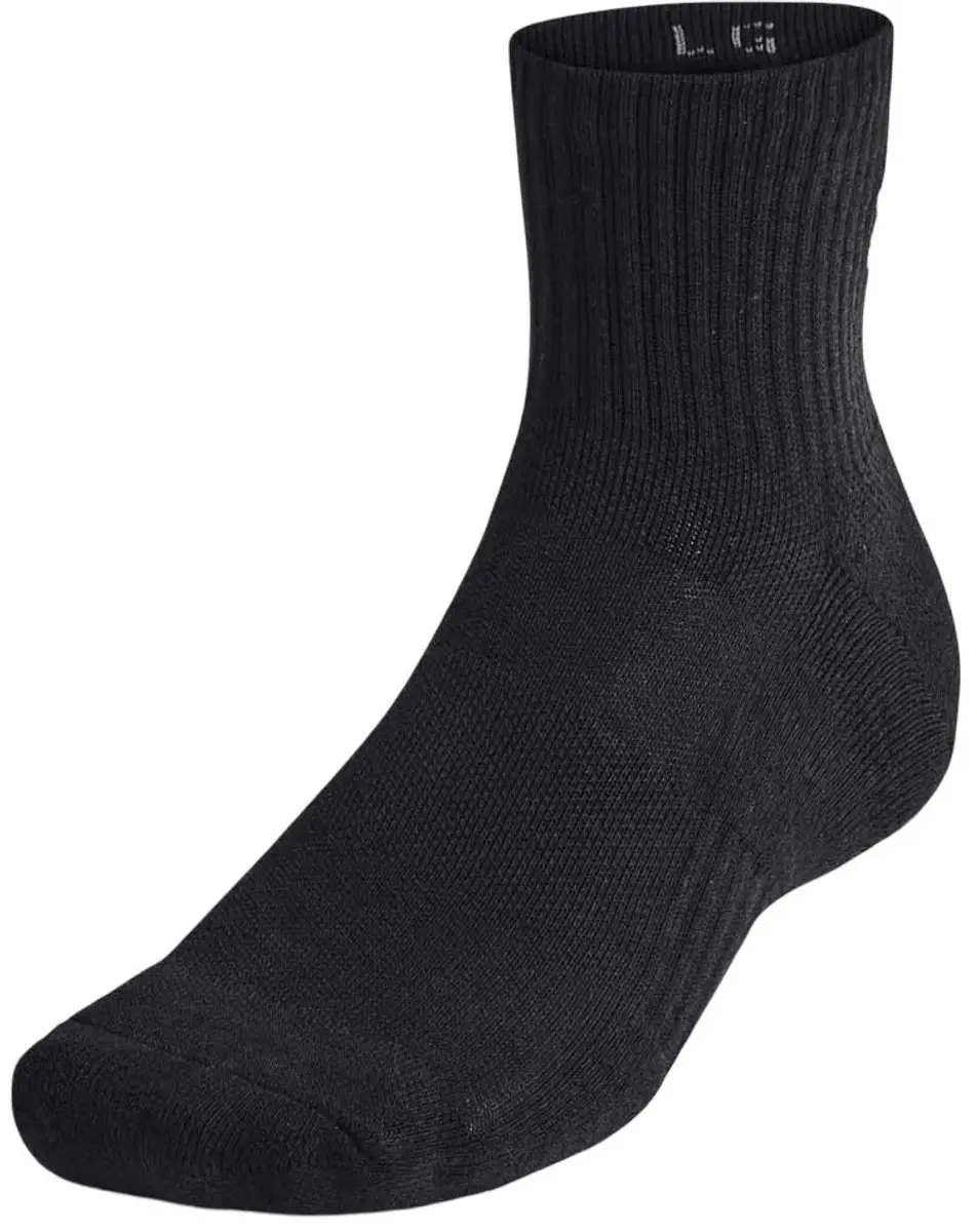 Under Armour Katoenen Sokken - Zwart - 3 Stuks - afbeelding 3 van 6
