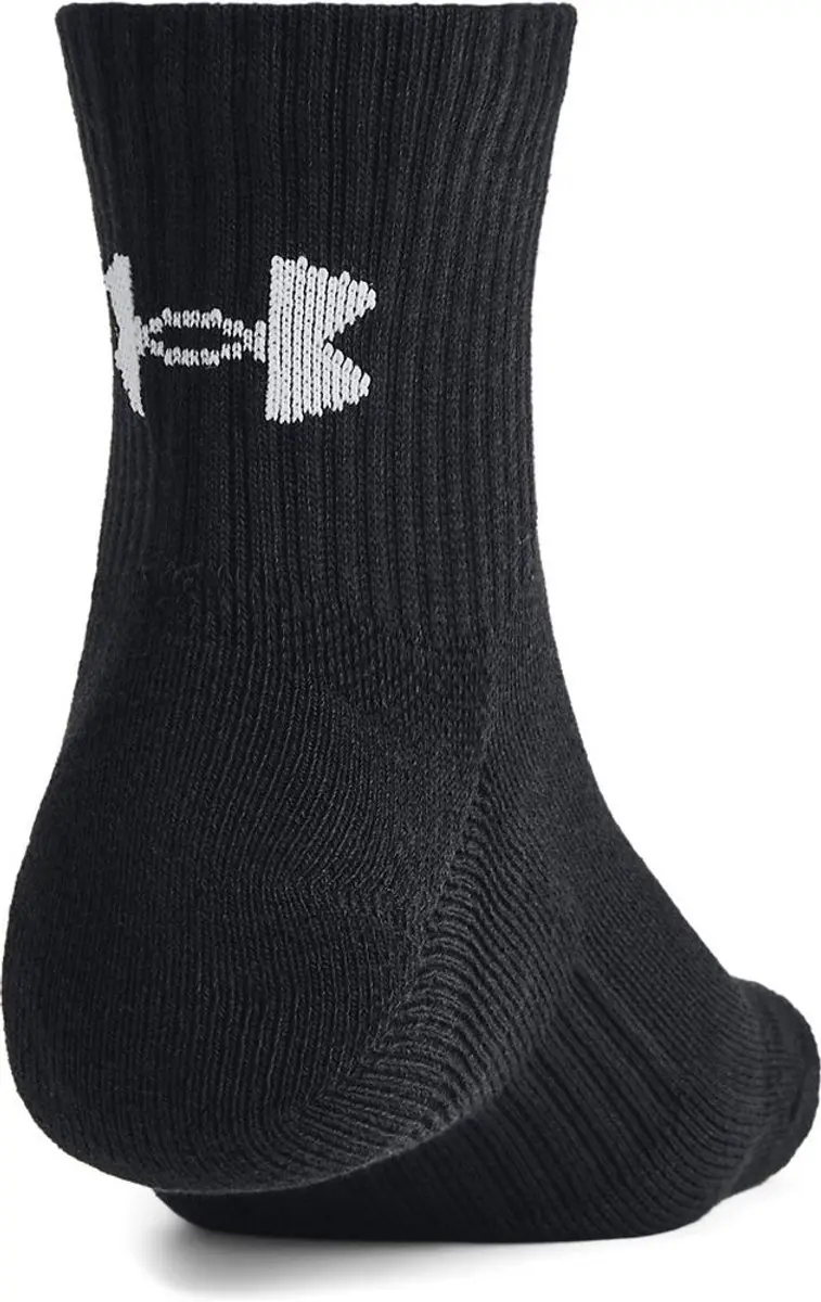 Under Armour Katoenen Sokken - Zwart - 3 Stuks - afbeelding 6 van 6