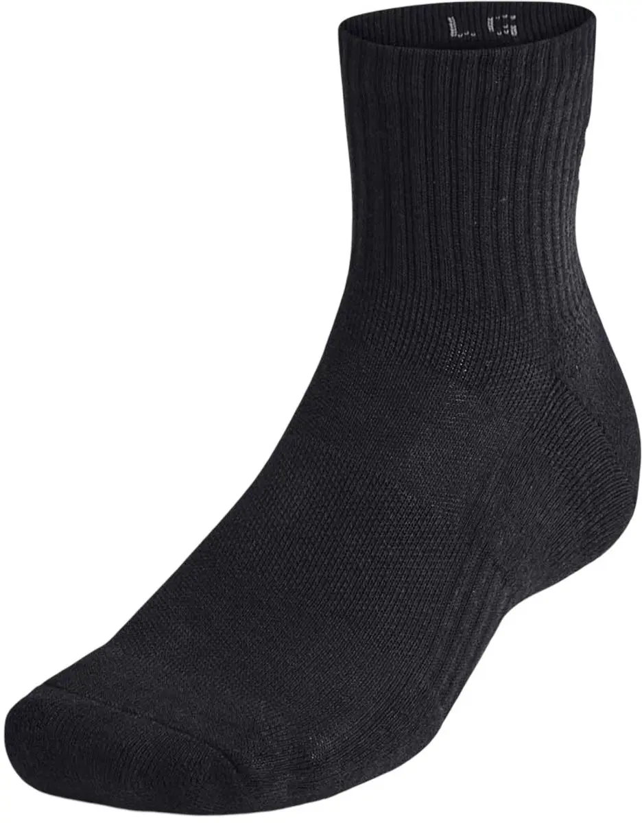Under Armour Katoenen Sokken - Zwart - 3 Stuks - afbeelding 2 van 6