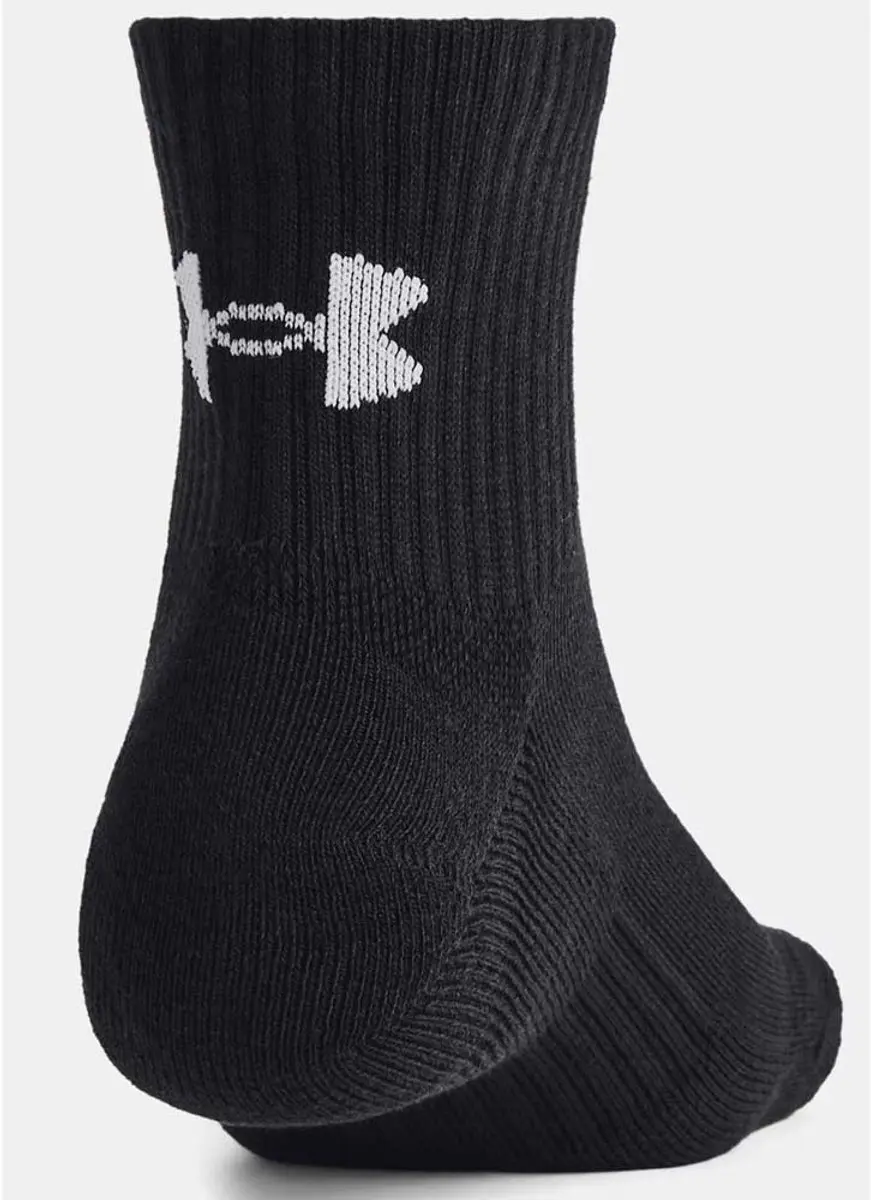 Under Armour Katoenen Sokken - Zwart - 3 Stuks - afbeelding 4 van 6