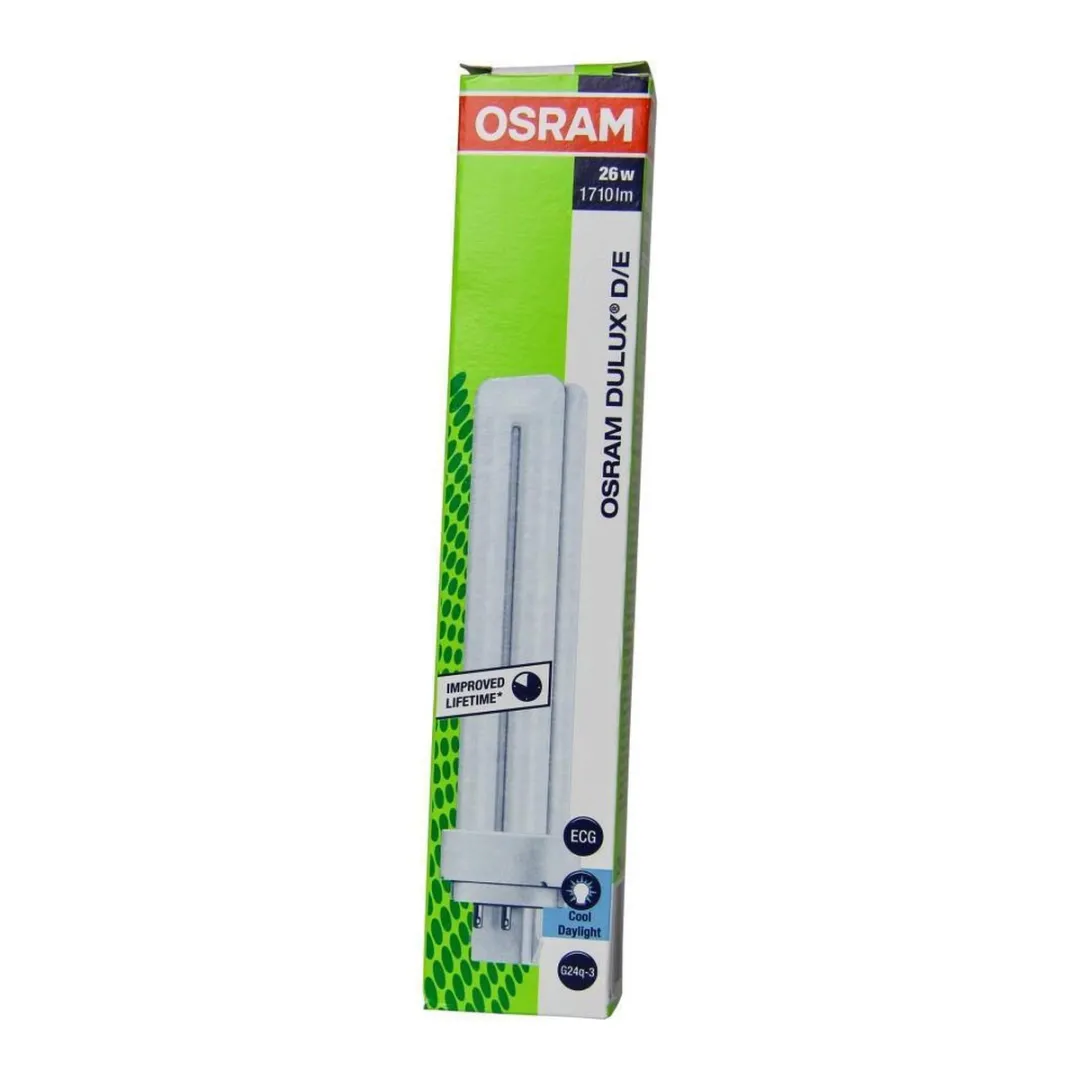 Osram Dulux D/E PL-C 26W 6500K G24Q-3 - Mat - 1700lm