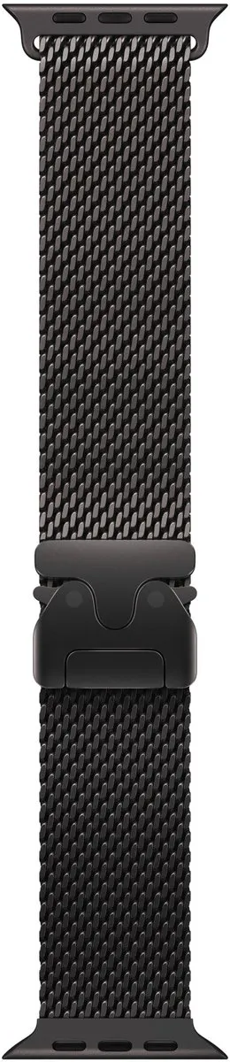 Apple Watch Ultra 2 49mm Black Titanium Milanese Loop - L