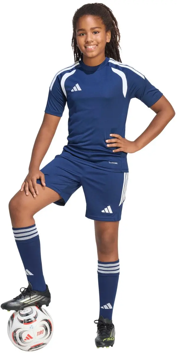 adidas Tiro League Kindershort - Blauw - Maat 140 - afbeelding 2 van 6