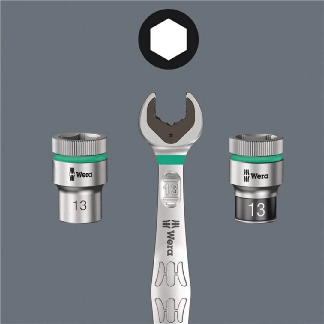 Wera 8740 C HF Binnenzeskant Zyklop Bitdop 1/2" - 8 x 60mm