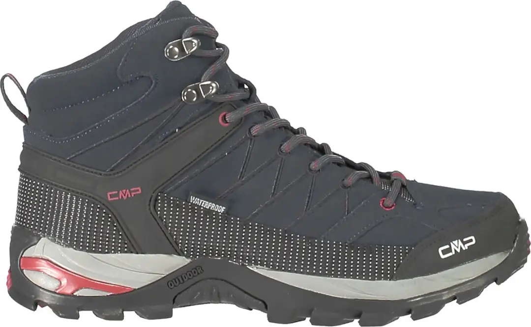 CMP Rigel Mid WP Wandelschoenen - Antraciet/Blauw - afbeelding 4 van 5