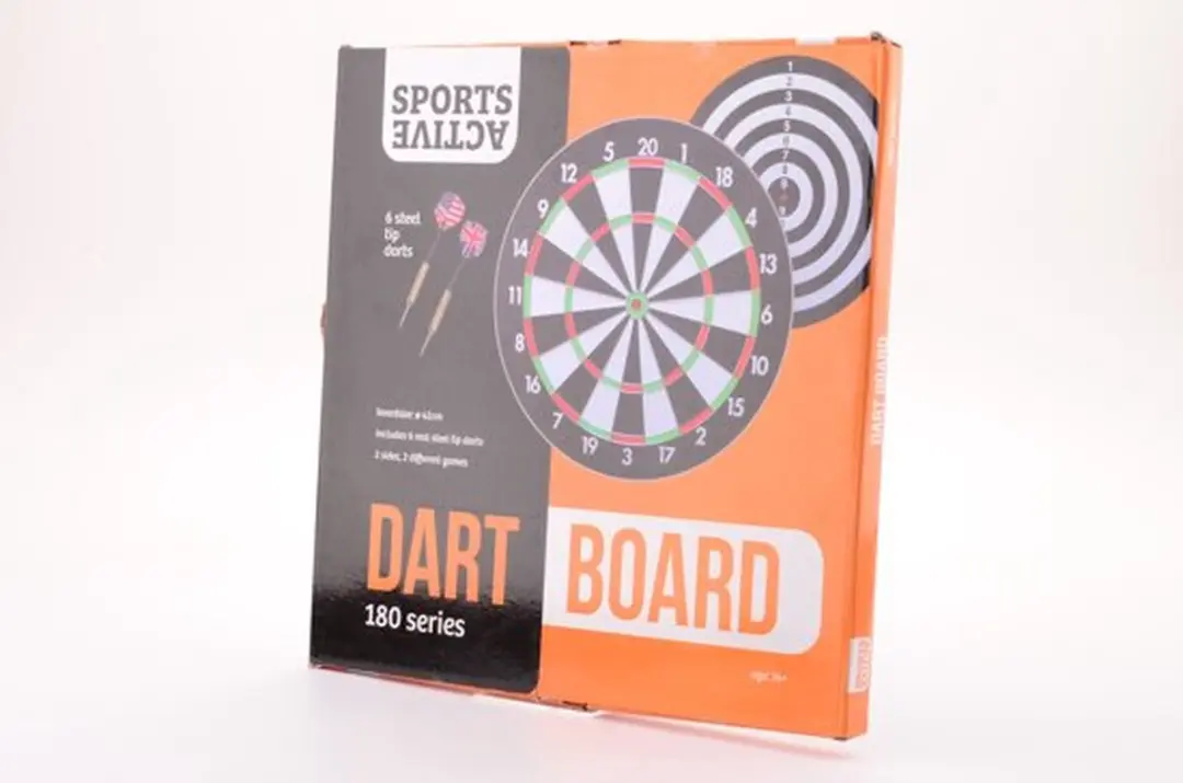 Benson Dartbord Ø45cm - Zwart - afbeelding 4 van 6