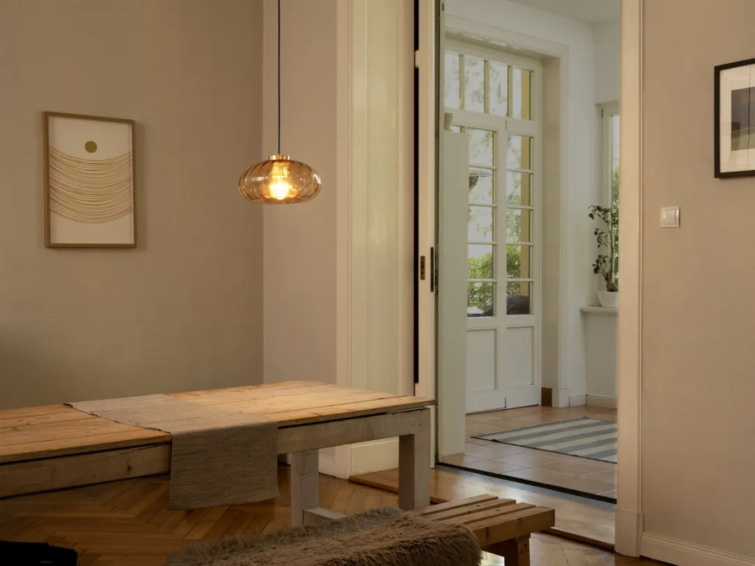 Osram Decor Goudglas Hanglamp E27 - 280mm - Amber/Goud