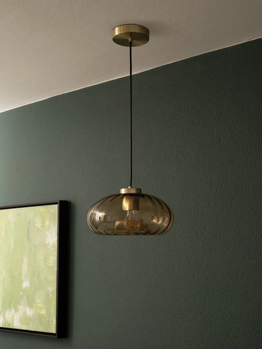 Osram Decor Goudglas Hanglamp E27 - 280mm - Amber/Goud
