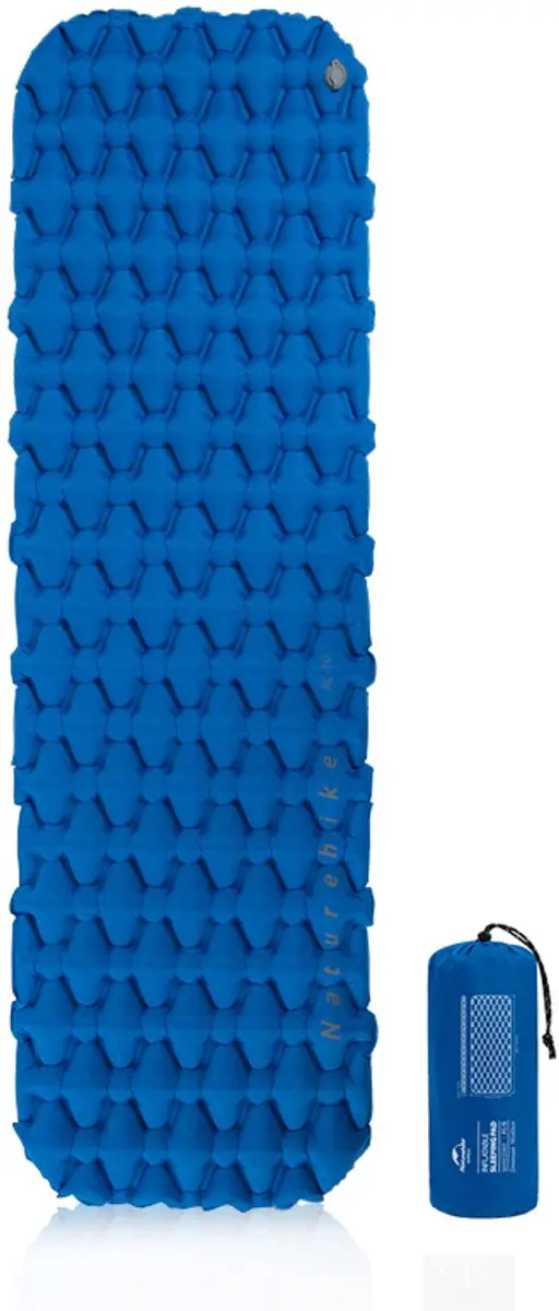 Naturehike FC10 Luchtbed – Opblaasbare slaapmat – Lichtgewicht & Compact – 6,5 cm dik – Waterdicht – Kamperen, Trekking & Camping – Blauw