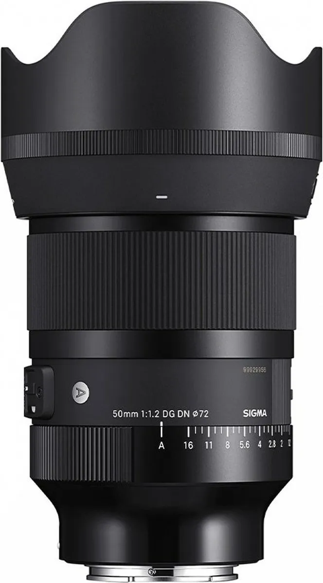 Sigma 50mm f/1.2 DG DN ART - 72mm Filter - 13 Bladen