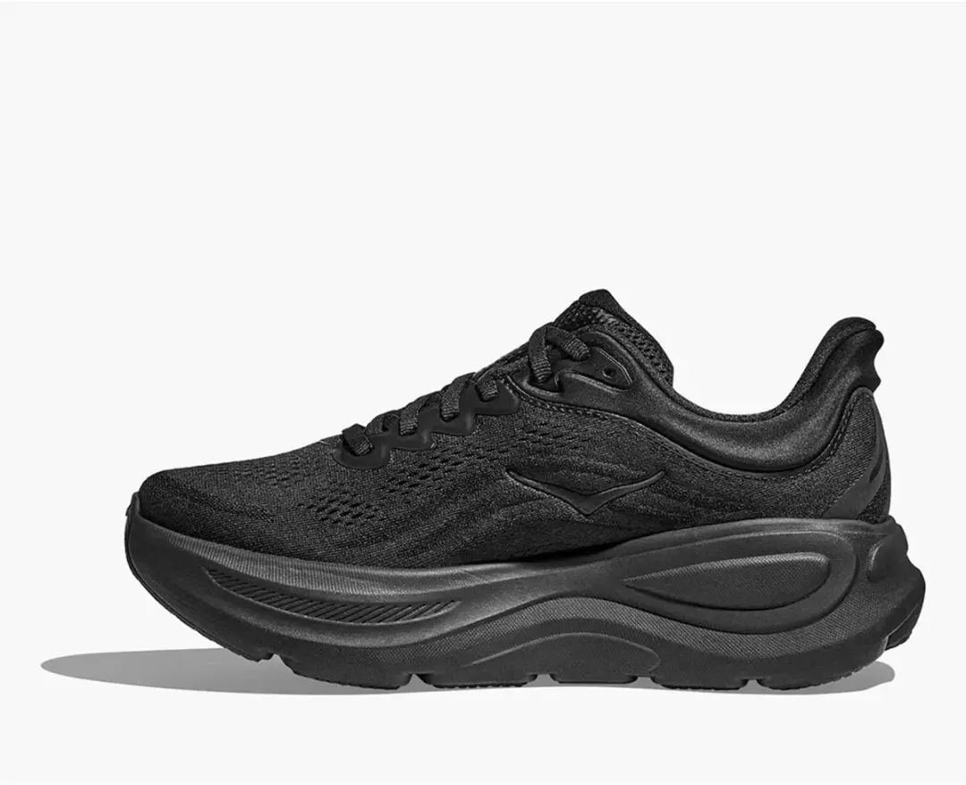 HOKA Bondi 9 Hardloopschoenen - Zwart - Maat 44 2/3 - Heren - afbeelding 5 van 6