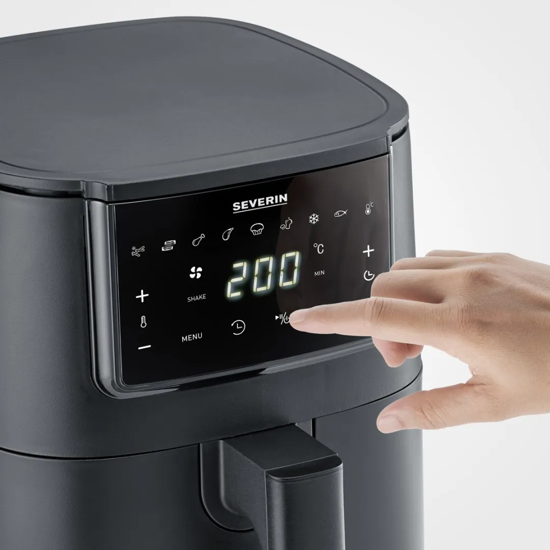 Severin FR 2461 Airfryer 1300W - 4L - Zwart - afbeelding 6 van 6