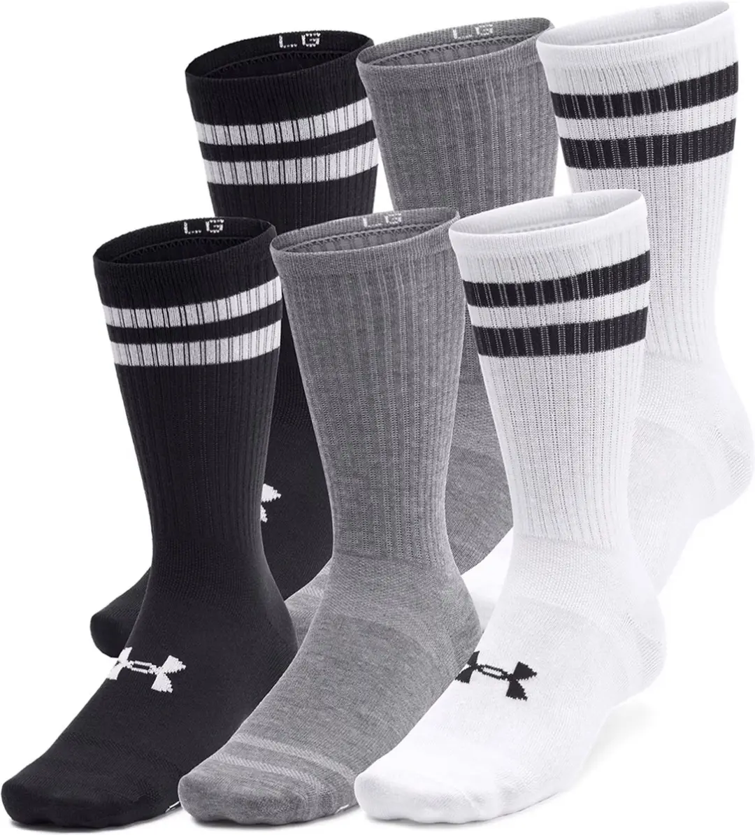 Under Armour Essential Crew Sokken 6-pack