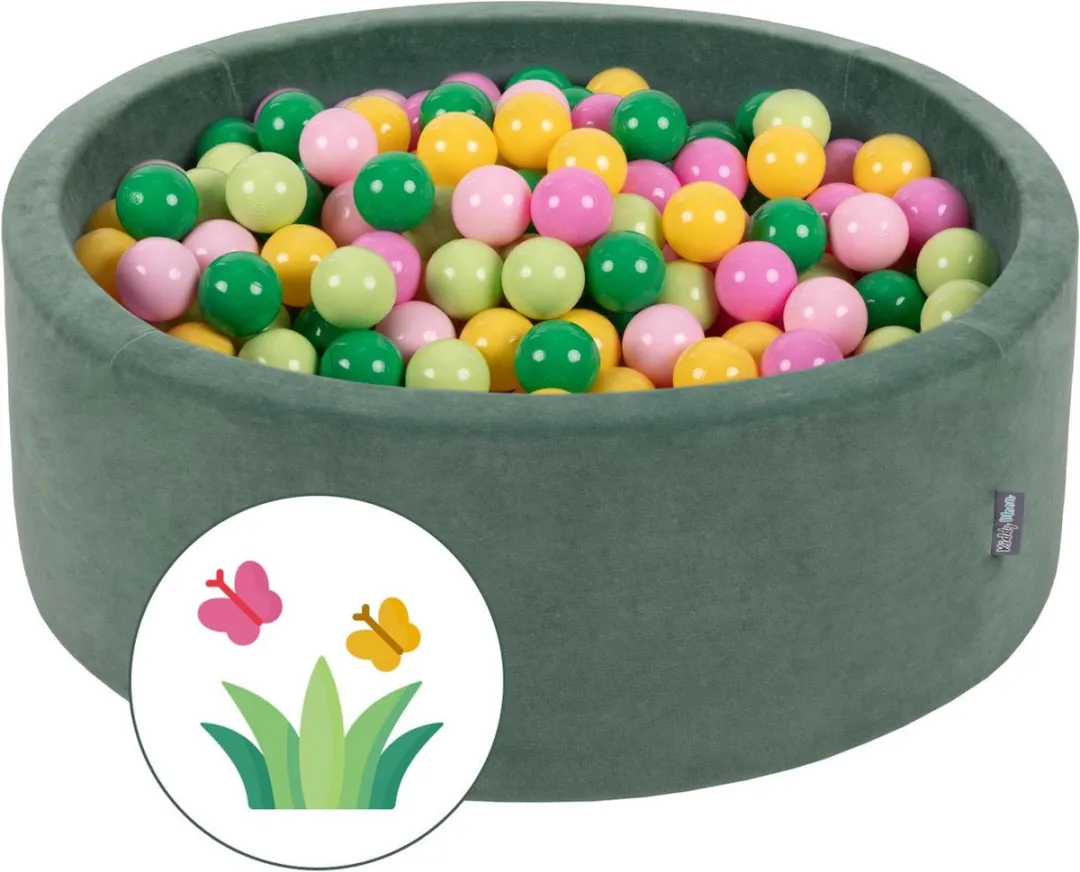 KiddyMoon Ballenbad 300 Ballen 90x30cm
