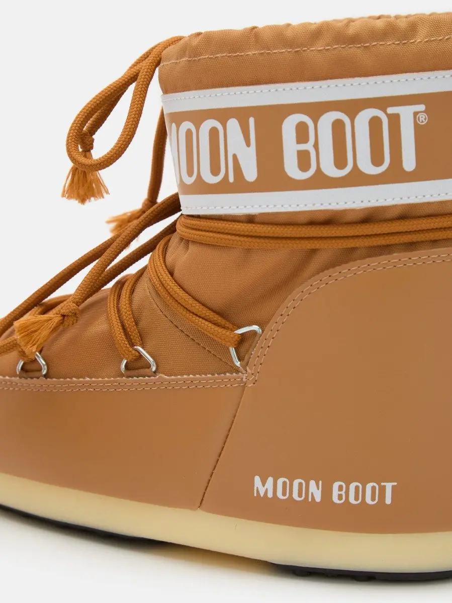 MOON BOOT ICON LOW NYLON COGNAC Thermoboots / Snowboots / Sneeuwlaarzen