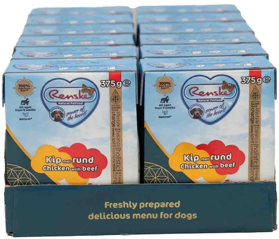 Renske Vers Puppy Tetra Rund 375g - 12 Stuks