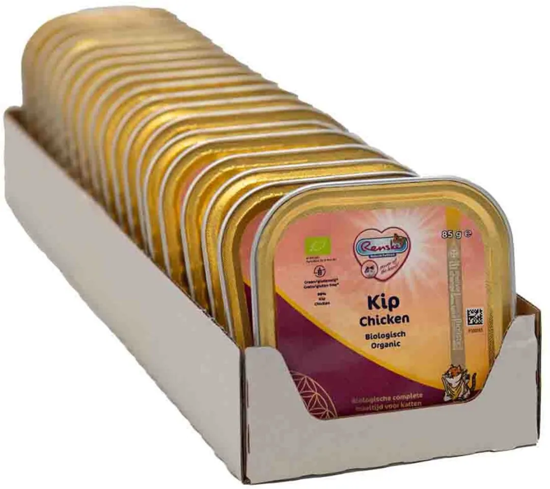 Renske Kat Bio Alu Kip Graanvrij 85g - 19 Stuks - afbeelding 6 van 6