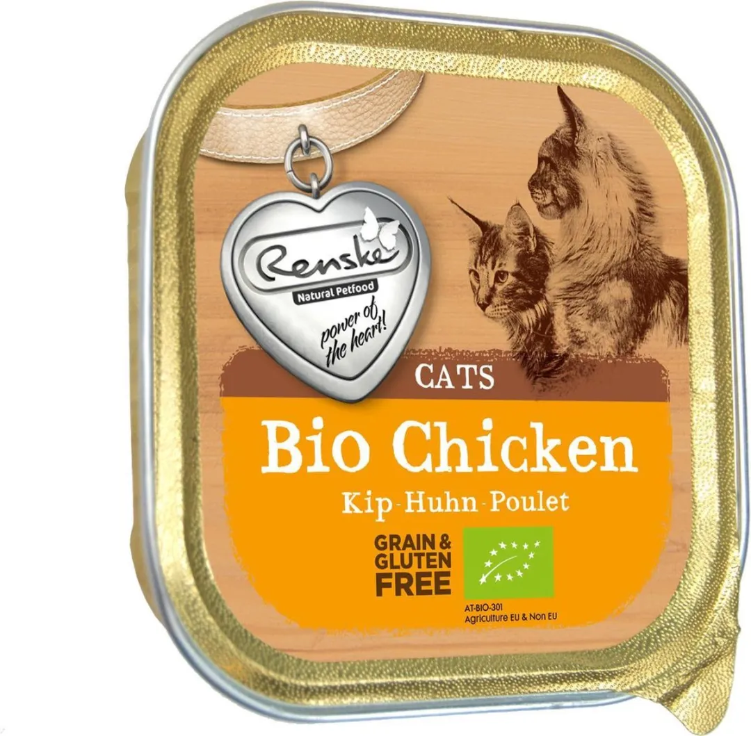 Renske Kat Bio Alu Kip Graanvrij 85g - 19 Stuks