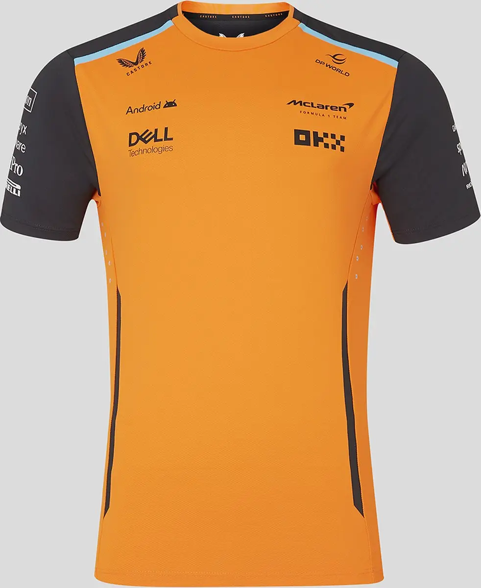 Mclaren Teamline Shirt Oranje 2024 XL - Lando Norris - Oscar Piastri