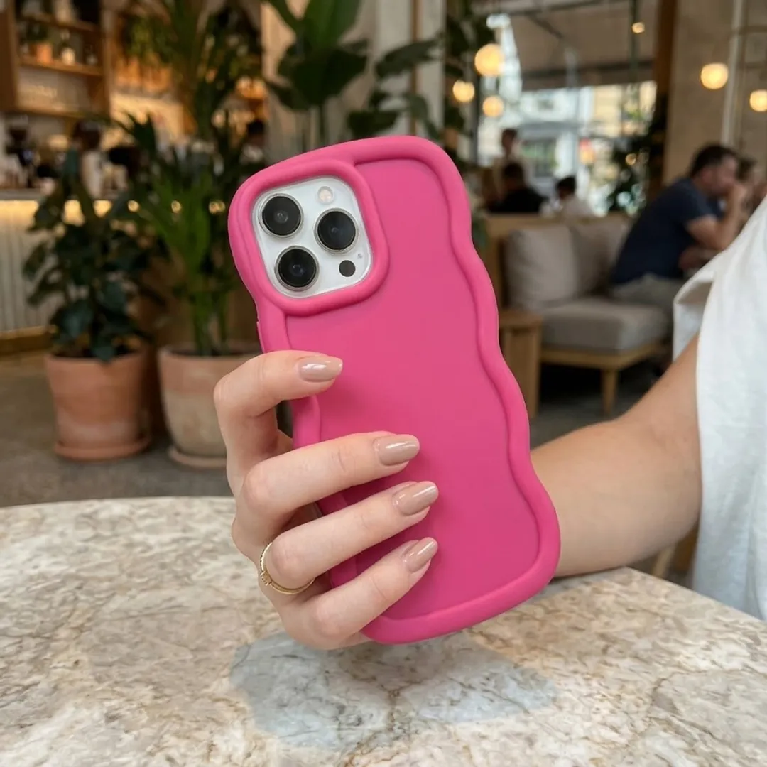 NUVEX iPhone 14 Pro Max Siliconen Hoesje Set - 6 Stuks - Mintgroen/Zwart/Roze