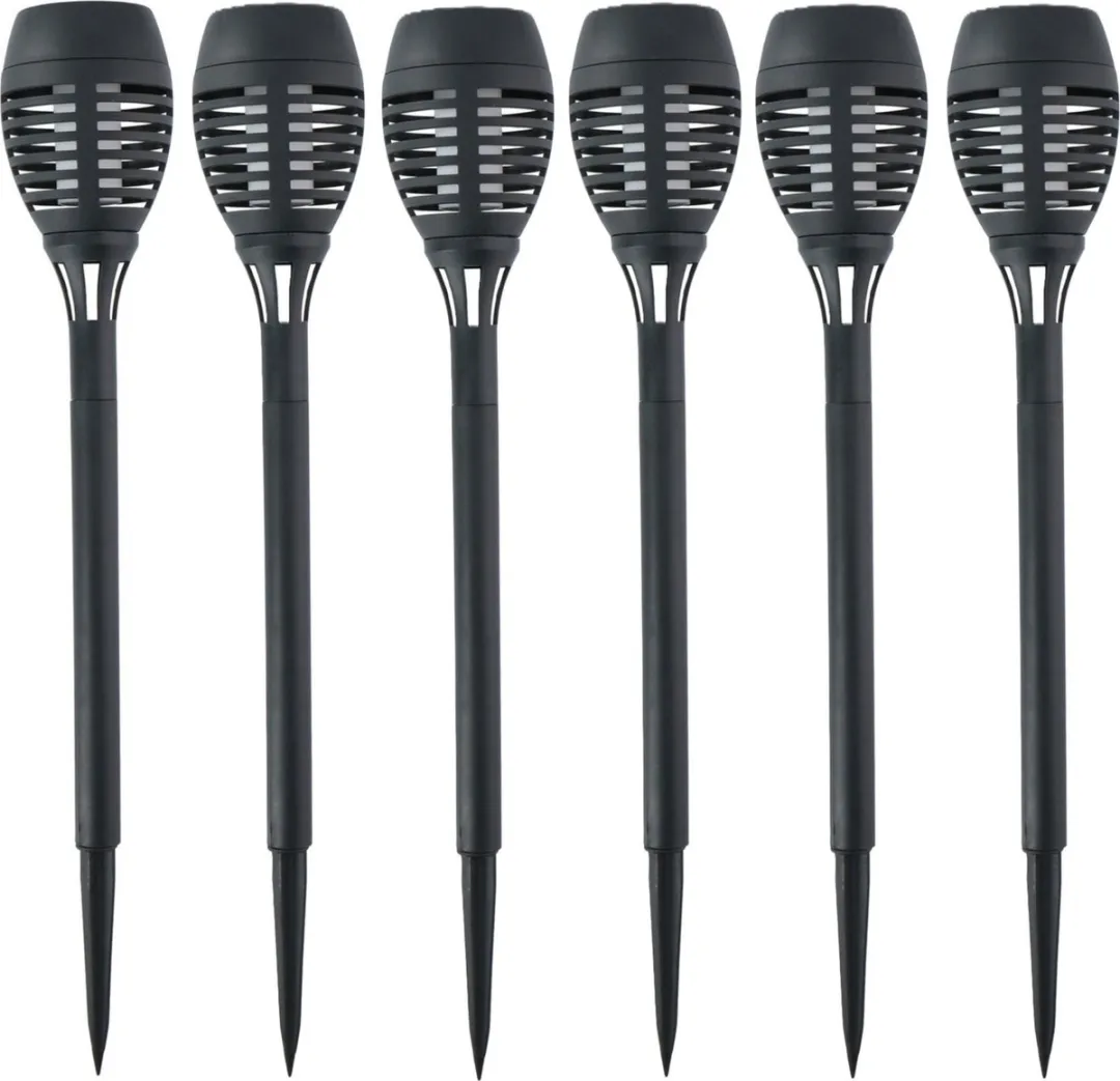 Grundig Solar Tuinlamp Fakkels 6x