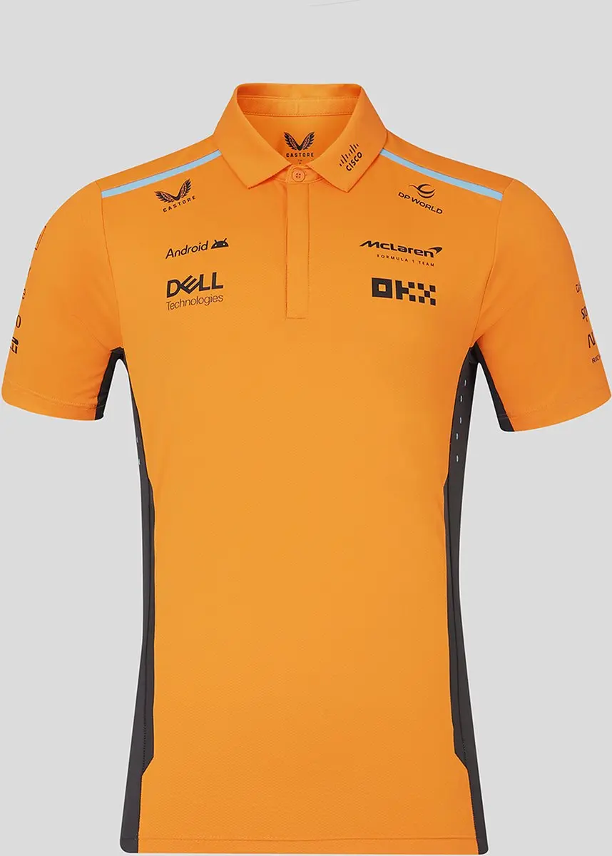 Mclaren Teamline Polo Oranje 2024 L
