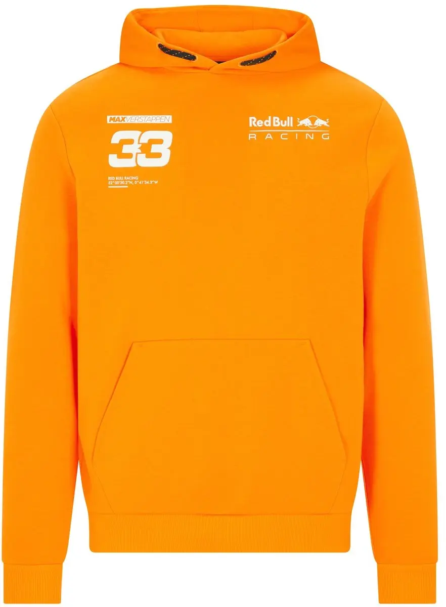 Red Bull Racing Kids Verstappen Hooded Sweat 104 orange