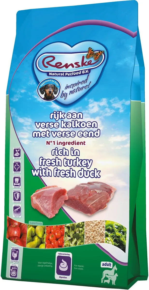 Renske Super Premium Hondenvoer Oceaanvis 12 kg