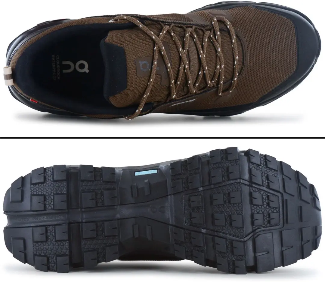 On Cloudrock Low Waterproof Wandelschoenen - Bruin - afbeelding 5 van 6