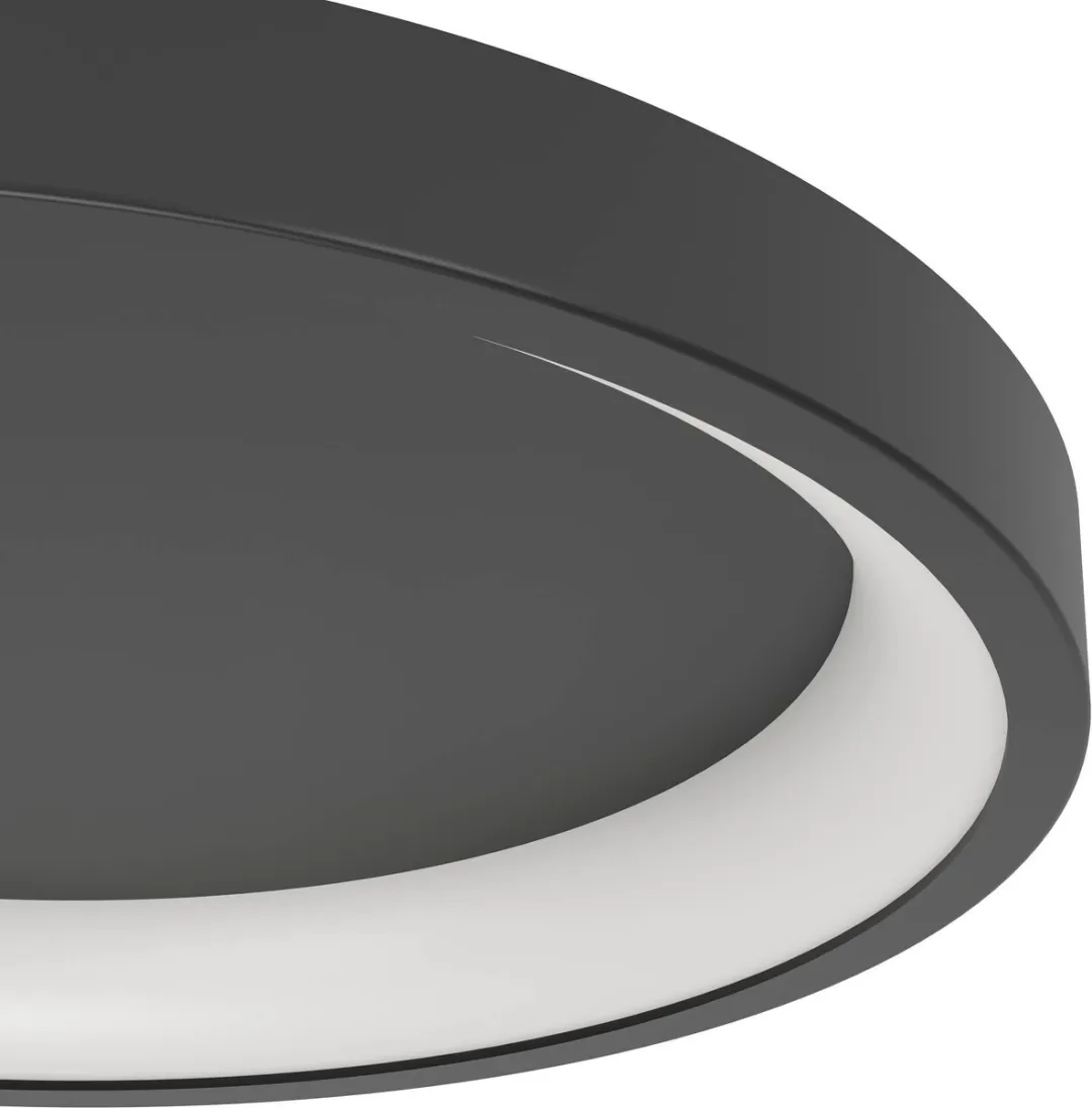 EGLO connect.z Loretello-Z Smart Plafondlamp - Ø35cm - Zwart/Wit
