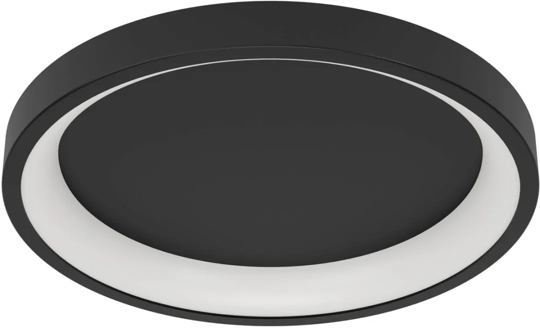 EGLO connect.z Loretello-Z Smart Plafondlamp - Ø35cm - Zwart/Wit