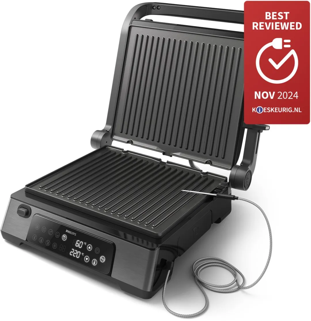 Philips HD6307/70 Contactgrill 2200W - Zwart