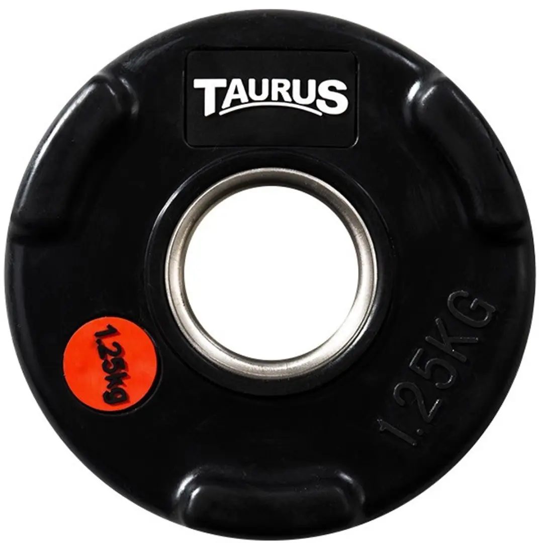 Taurus 3G halterschijven 50 mm gerubberd 1,25 kg