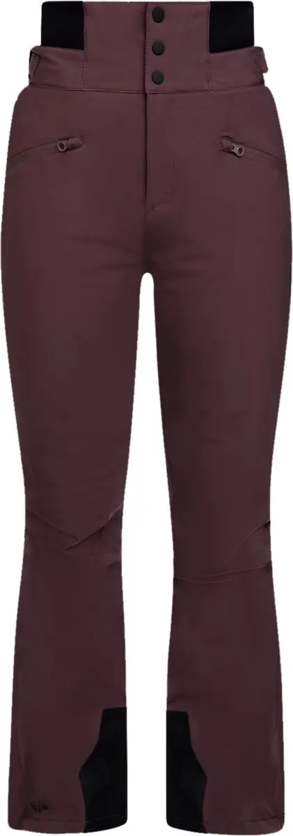Brunotti - Whitewater Skibroek Dames - Raisin - Ski Broek - 15K Waterproof - High Waist Fit - 4-Way Stretch - XL