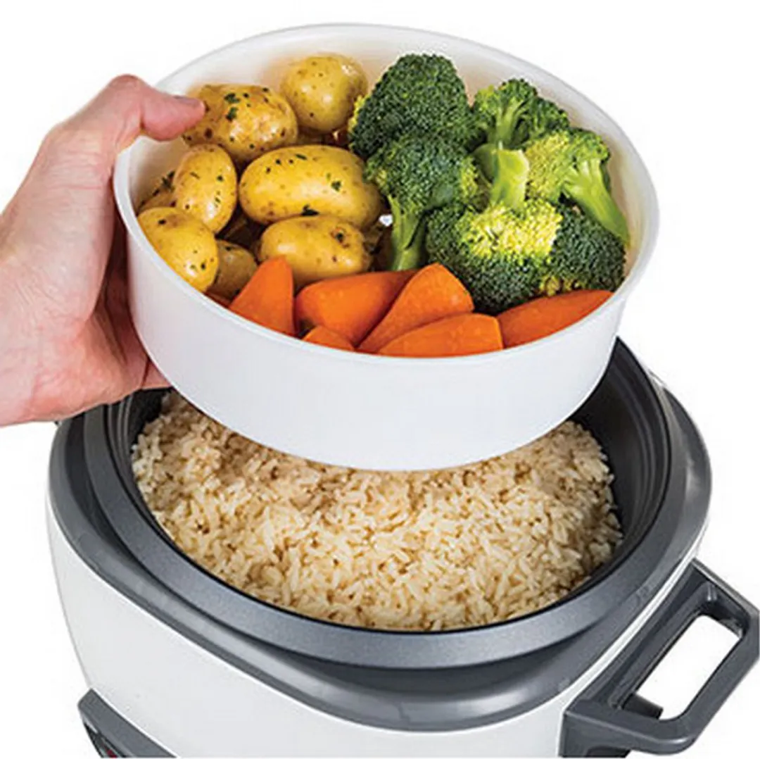 Russell Hobbs Grote Rijstkoker 14 Porties - 0,87L - 500W - Wit
