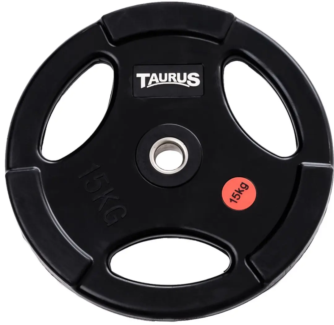Taurus 3G Pro halterschijven 30 mm gerubberd 15 kg