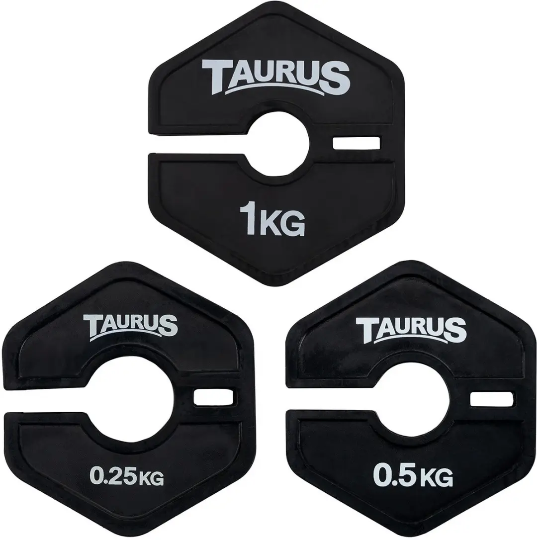 Taurus Micro Flex Fractional Plates 2 x 0.25 kg zwart