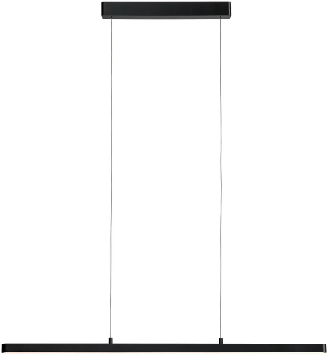 Paulmann Lento LED Hanglamp - 2 Lichtpunten - 42W - Warmwit 2700K - Zwart Mat