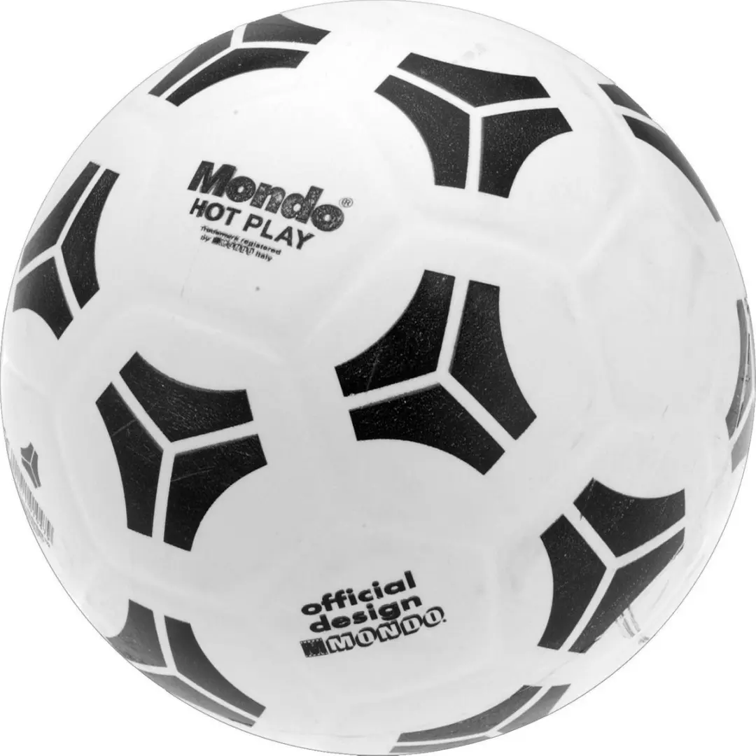 Mondo Hot Play Voetbal - Maat 3 - Wit/Zwart - afbeelding 2 van 6
