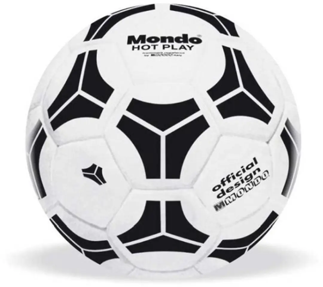 Mondo Hot Play Voetbal - Maat 3 - Wit/Zwart - afbeelding 5 van 6
